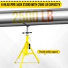 V Head Pipe Jack Stand, Heavy Duty Pipe Stand, 2500LB