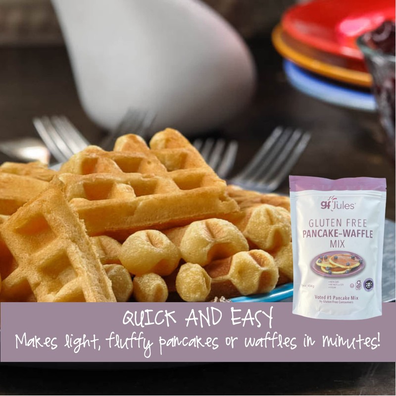 gfJules Certified Gluten Free Pancake & Waffle Mix | No