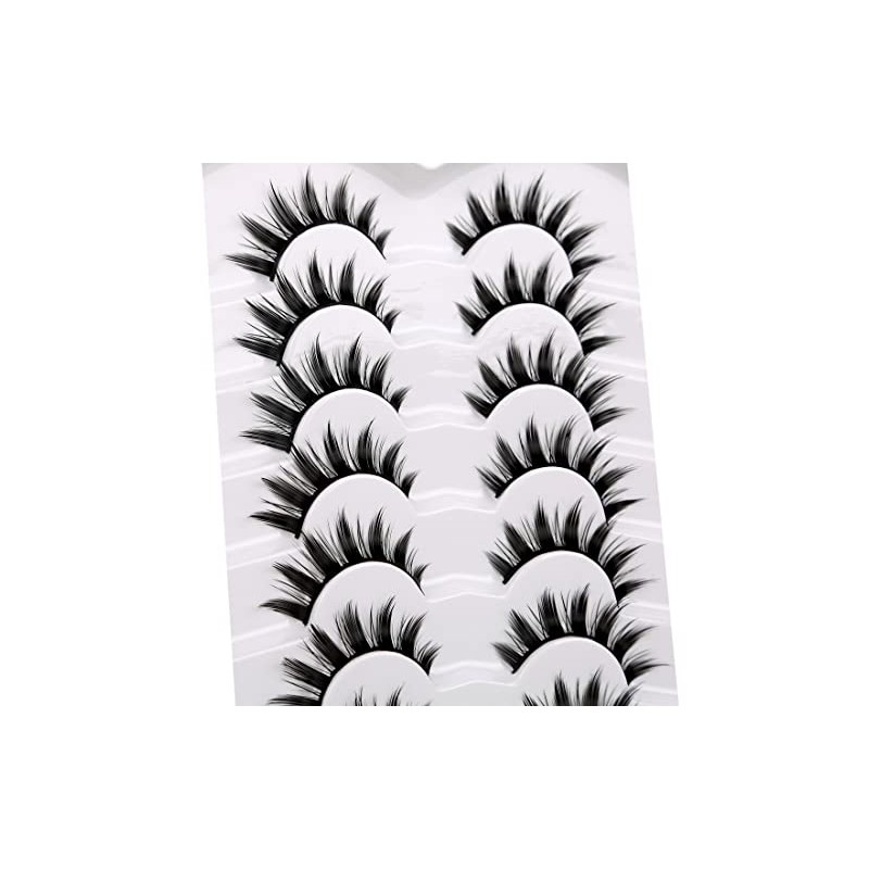Pooplunch Pestañas Manga Pestañas Postizas Ojo de Muñeca Natural Anime