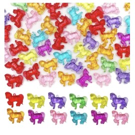 Unbranded 15 PCs Big Pony Kids Unicorn Charms Pendants Assorted  Wholesale Findings Bulk