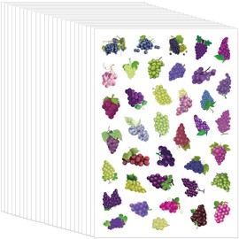 BignzwPlay 912PCS Grapes Stickers-Grapes Themed Sticker Party Favors Birthday Baby Shower Wedding Party Deocrations Supplies