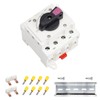 CNLonQcom Solar Isolator Disconnect Switch 32A DC 1500V 4 Poles