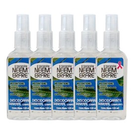 Desodorante De Origen Mineral Para Caballero Paq De 5 Fragancia Sin fragancia