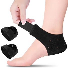 GXGM Fersenschutz für Plantarfasziitis, Gel-Fersenschalen für Damen Herren, Sporn, Schmerzlinderung, Ferseneinlagen, für Achillessehnenentzündung