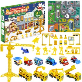Advent Calendar Boys Filling Car Toy 24 Surprises