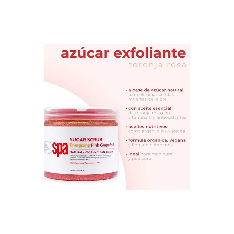 Azucar Exfoliante Bcl Spa Manicure Pedicure Toronja 454 gr
