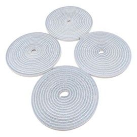 TOFL Softball and Baseball Glove Laces | Mitt Lace Glove Repair Lacing for Catchers Glove | Leather Laces Only Without Lacing Needle| White 4