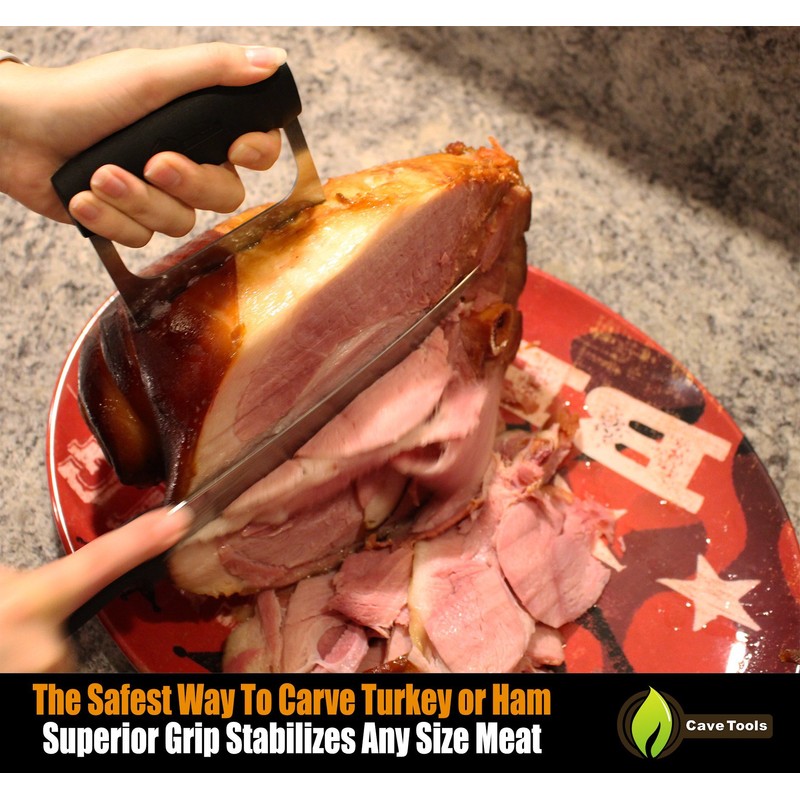 Cave Tools Metal Meat Claws for Shredding Pulled Pork, Chicken,