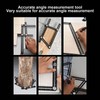 6 Fold Ruler Aluminum Alloy Portable Lightweight Black Folding Multi