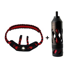 Toparchery Compound Bow Aluminum Stabilizer Bows Stabilisers with Wrist Bow Sling Braided Hunting Shooting Target