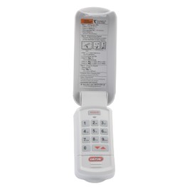 Genie Garage Door Opener Wireless Keyless Keypad - Safe & Secure Access - Compatible with All Genie Intellicode Garage Door Openers - Easy Entry into the Garage With a PIN - Model GK-R, White