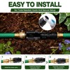 Gulfmew 2 Set 25 PSI Drip Irrigation Faucet Adapter Kit,