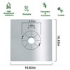 WANGCL 4 Thickened 0.2mm Sheets Stove Burner Cover Reusable Non-Stick