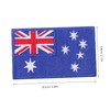 Alipis Embroidered Australia Flag Patch Iron-on Sewing Badge Versatile Applique