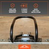 CargoSmart Motorcycle Wheel Chock — Connects to X-Track and E-Track