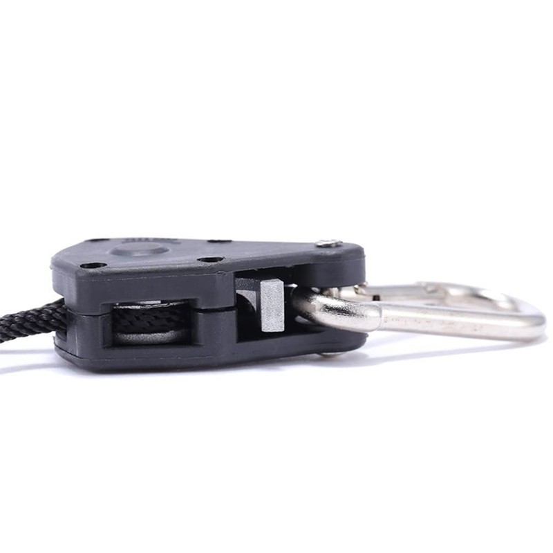 Tiardey 2PCS of 1/8" Adjustable Grow Light Rope Hanger,Fully Locking