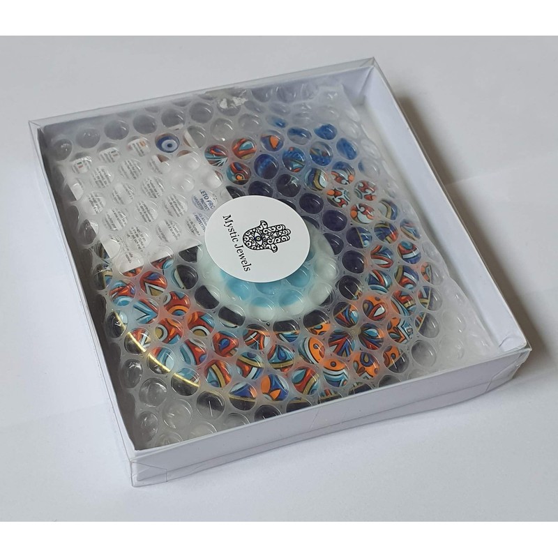 Turkish Eye in Gold - Home Wall Decor (Model 3)