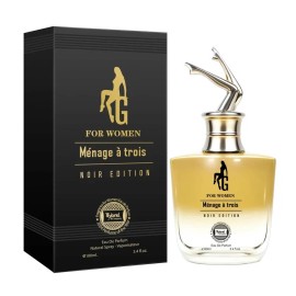 FRAGANCE COUTURE Menage A Trois Noir Edition Perfume for Women Fragrance Eau de Parfum 3.4 Oz