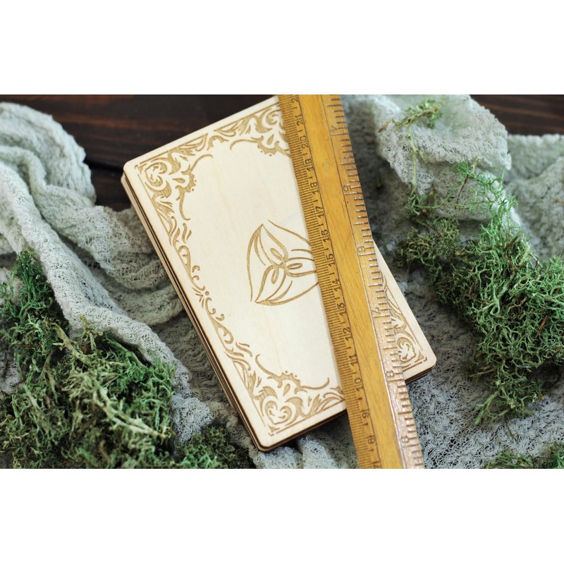 Hecate's Light Arcana Wooden Cards - Tarot Major Arcana Set