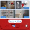 Rerishom Portable Vibration Induction Anti-theft Alarm , 130DB Sound Alarm