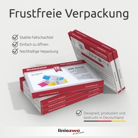 linie zwo ®, Tyvek Inlet Bands 19 x 254 mm Neon Green Pack of 500