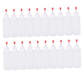 ULTECHNOVO 20pcs Squeeze Bottles Condiment Bottle Squeeze Bottle with Lid Sauce Bottle with Cap Condiment Squeeze Bottle Tie-dye Seasoning