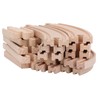 Wooden Train Track Set for Toddlers Assembly Kit Building Toys