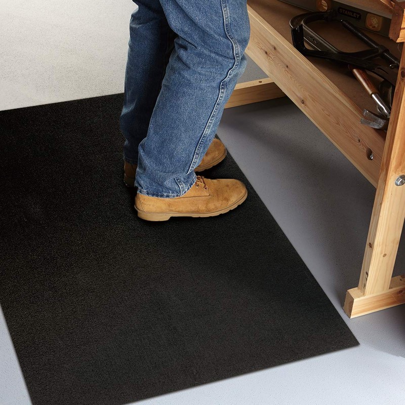 LINLA Premium Absorbent Oil Mat Contains Liquid Garage Floor Mat,