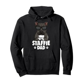 Staffordshire Bull Terrier Dad Staffie Dog Pullover Hoodie