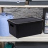 JMS we create smile Plastic Storage Box With Lid Basket