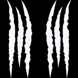 HungMieh - 2 adhesivos para coches, con 8 opciones de color y 2 tamaños (15.8 y 50 pulgadas), calcomanías de rayas de coche para SUV, Dodge Challenger/Charger, plateado reflectante