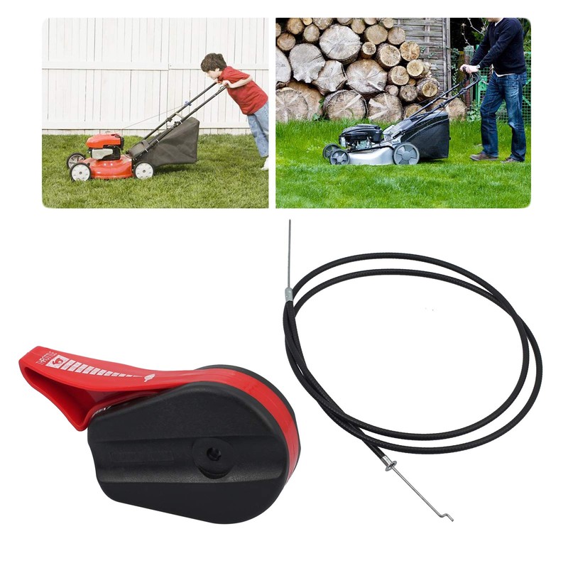 65" Lawn Mower Throttle Cable Universal Kit with Control Switch