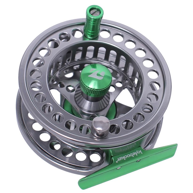Kylebooker Fly Fishing Reel Large Arbor CNC-machined Aluminum Alloy Body