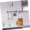 GLEAVI 1Pc Kitchen Utensil Hook Mounted Storage Shelf for Kitchen