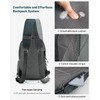 OIWAS - Mochila cruzada para hombre, mochila de una correa
