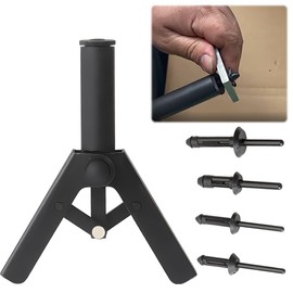 AAGWW Manual Rivet Kit, Plastic Rivet, Rivet Tool, Rivet Splicing Tool, Lightweight, Portable, Set of 41 (Design: Manual Rivet Gun Set)