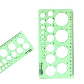 circle ruler template circle circle ruler drafting tool durable accurate easy to read drawing template model footcircle mathematical graphic ruler round circle template design foot