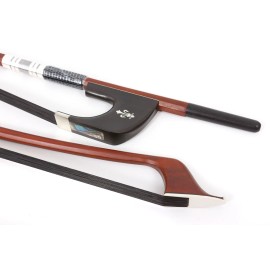 siemonic 3/4 Upright Double Bass Bow Brazilwood Ebony frog German style Black Horse Hair