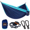 AnorTrek Camping Hammock, Super Lightweight Portable Parachute Hammock with Two
