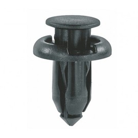 Xtremeauto® Black 10mm Hole Plastic Car Fixing Clips x 10 Includes Sticker Part Number XA06A