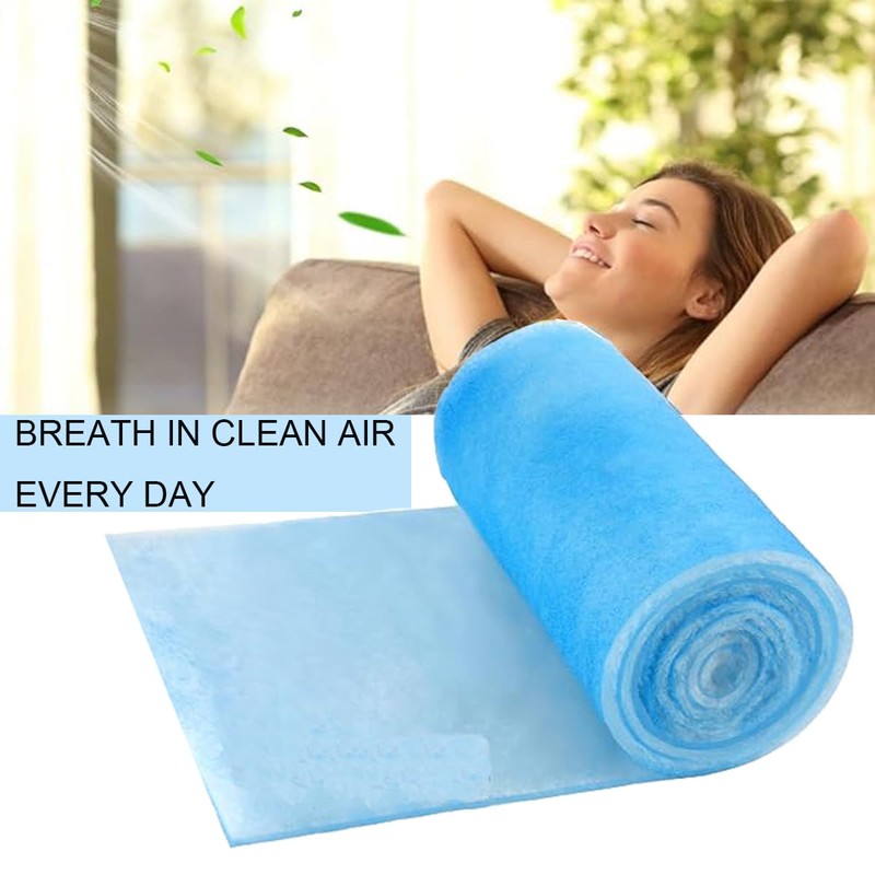 Aisetmoon 10 ft x 11.8 Inches Reusable Air Filter, Cut