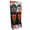 Caliber Retrax Ratchet Tie Down Strap Set 13412, Self-Retracting, 2