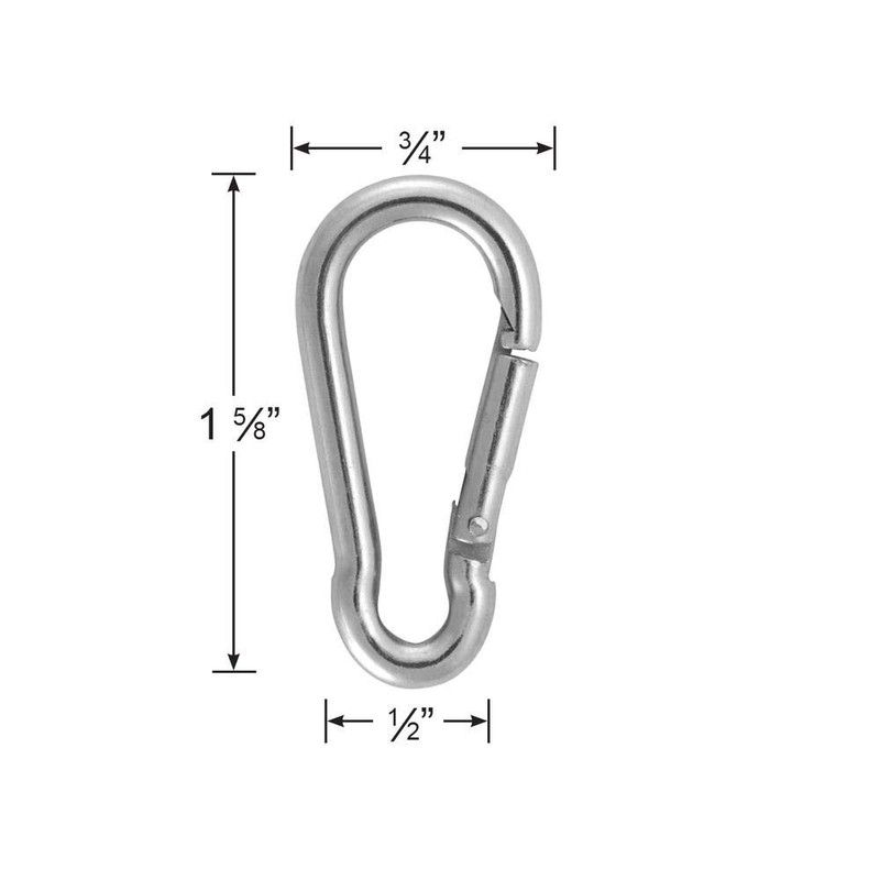 Rope Ratchet 10000 Light Hanger - 1/8" Ratchet with Carabineer
