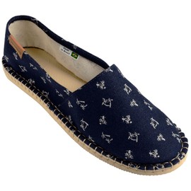 Havaianas Origine Iv Print, Unisex Adult Espadrilles, navy blue, 11 UK