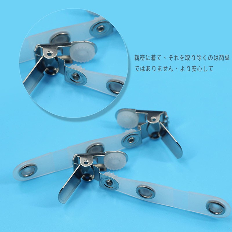Set of 10 Moving Pocket Clips, Metal Crafts, Band Clips