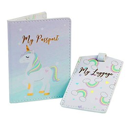 Unicorn Magic - Passport Holder & Luggage Tag CH165