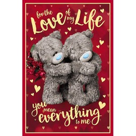 3D Holographic Love Of My Life Me to You Valentine's Day Card