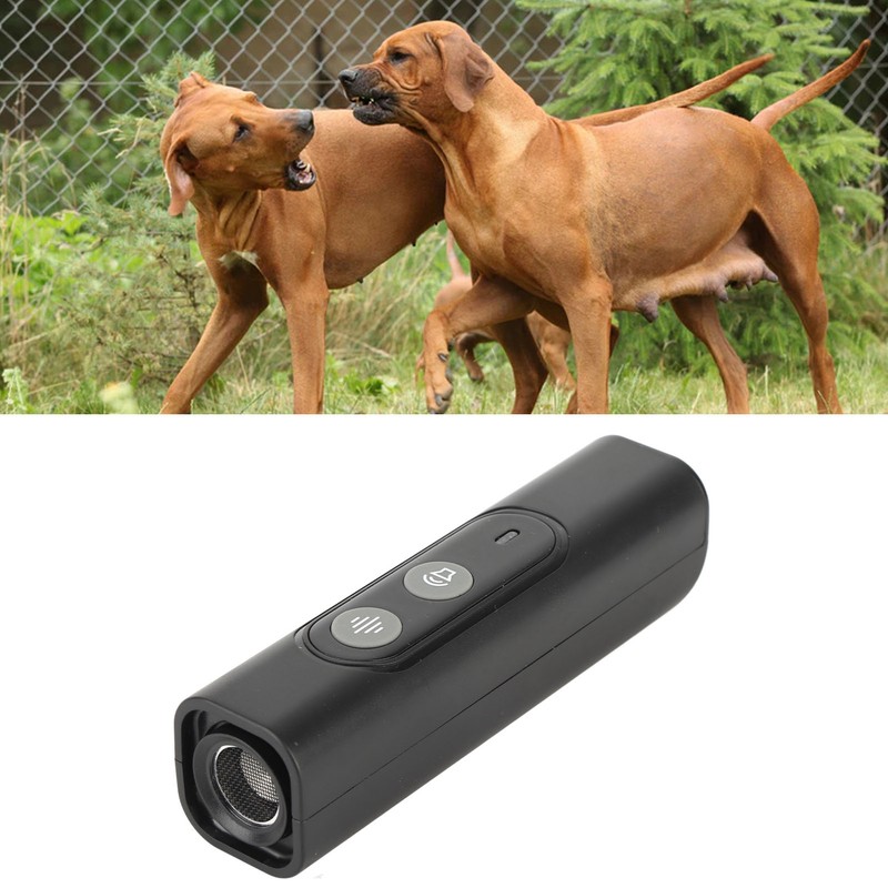 Dog Barking Deterrent Ultrasonic Rechargeable 2 Frequency Handheld Bark Control