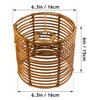 Round Rattan Lampshade Boho, Lampshade for Table Lamp, Hanging and