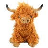 XINGPUBHD Highland Cow Plush Toy Stuffed Animals Plush Toy,Realistic Highland